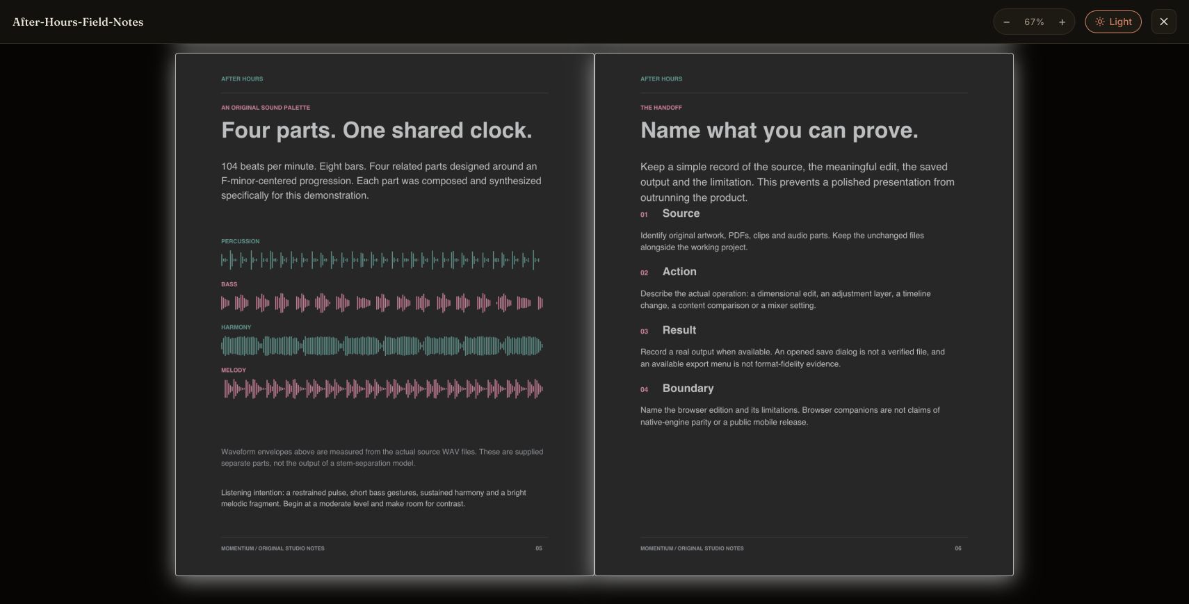 Dark reading: actual product capture